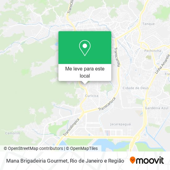 Mana Brigadeiria Gourmet mapa