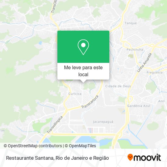 Restaurante Santana mapa
