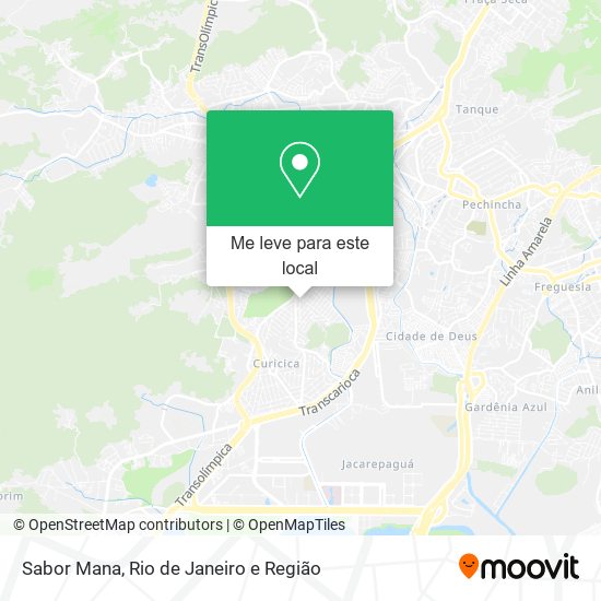 Sabor Mana mapa