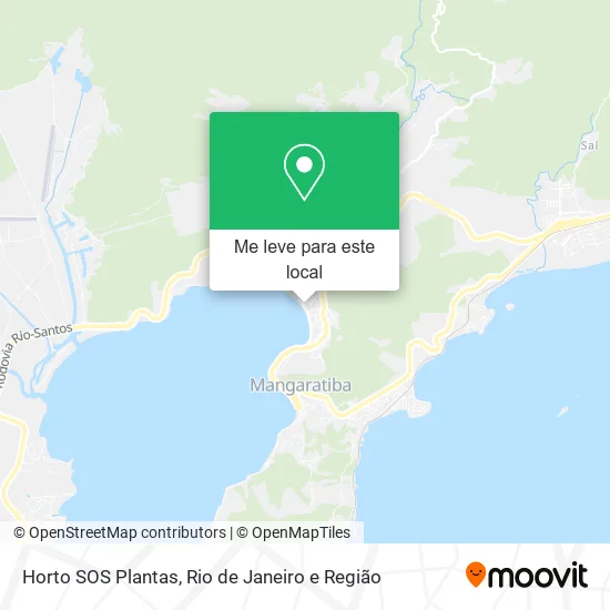 Horto SOS Plantas mapa