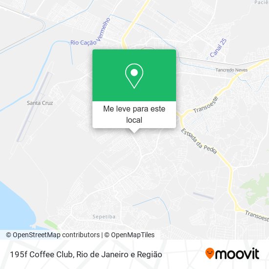 195f Coffee Club mapa