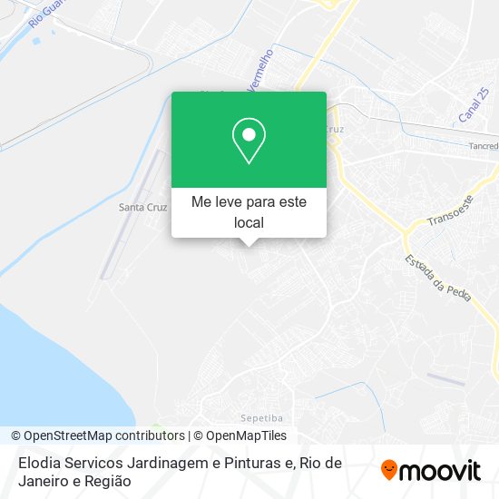 Elodia Servicos Jardinagem e Pinturas e mapa