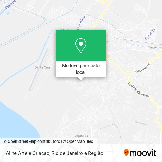 Aline Arte e Criacao mapa