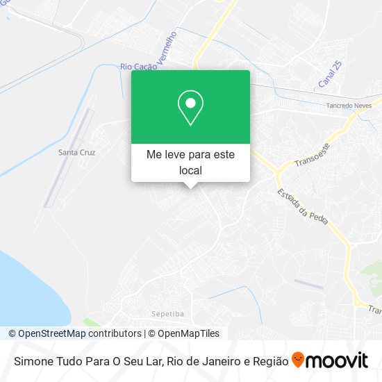 Simone Tudo Para O Seu Lar mapa