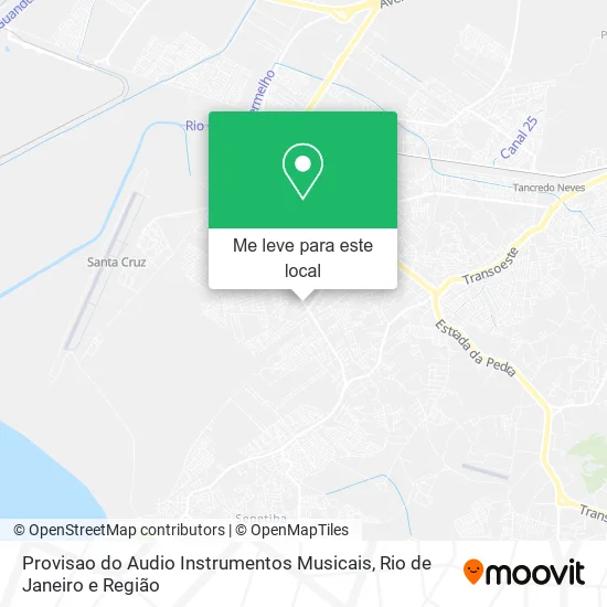 Provisao do Audio Instrumentos Musicais mapa