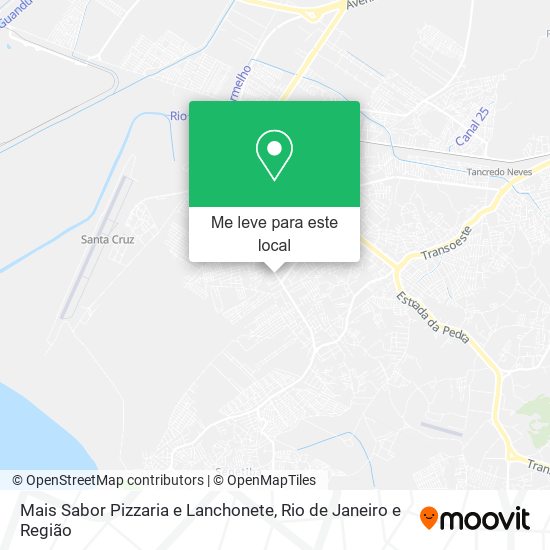 Mais Sabor Pizzaria e Lanchonete mapa