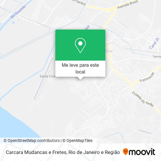 Carcara Mudancas e Fretes mapa