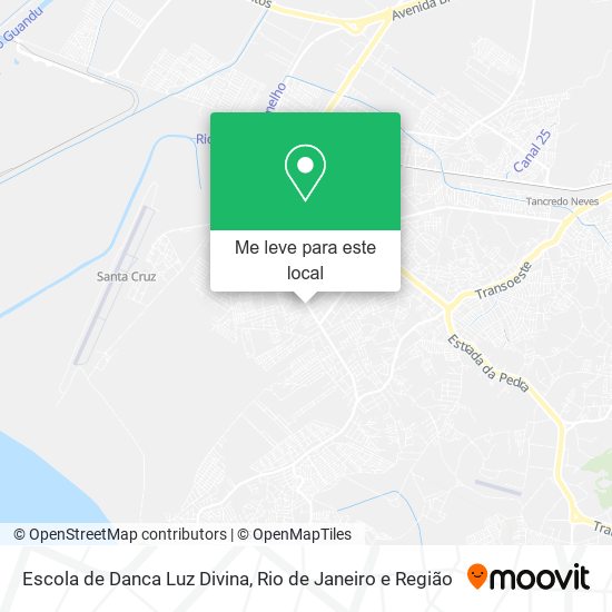 Escola de Danca Luz Divina mapa