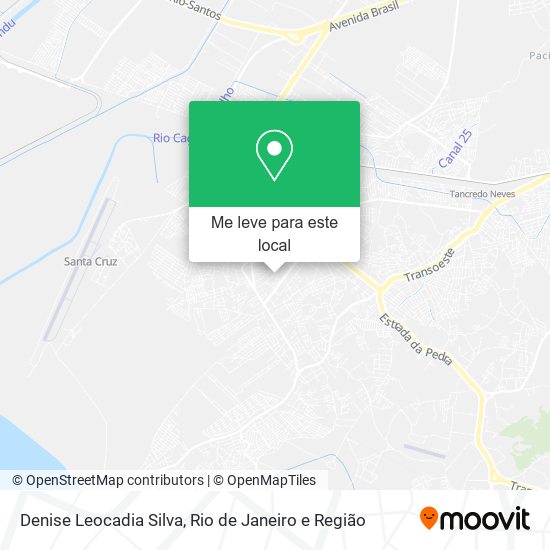 Denise Leocadia Silva mapa