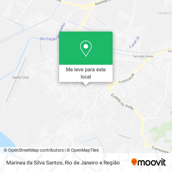 Marinea da Silva Santos mapa