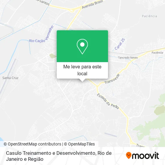Casulo Treinamento e Desenvolvimento mapa