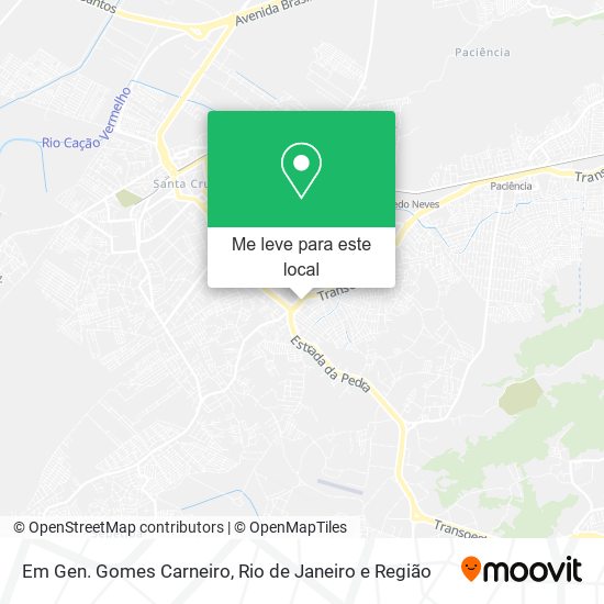Em Gen. Gomes Carneiro mapa
