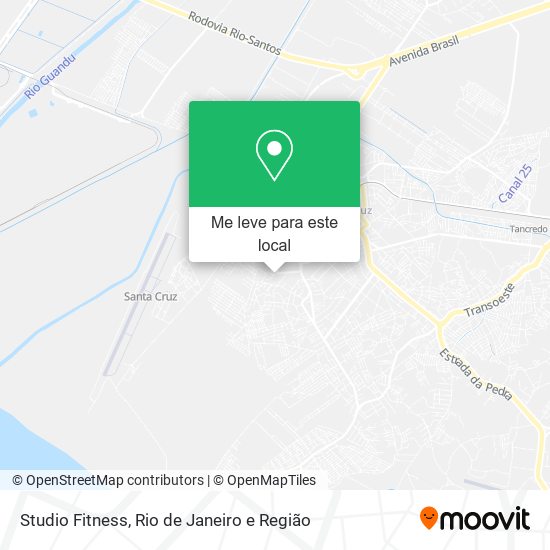 Studio Fitness mapa