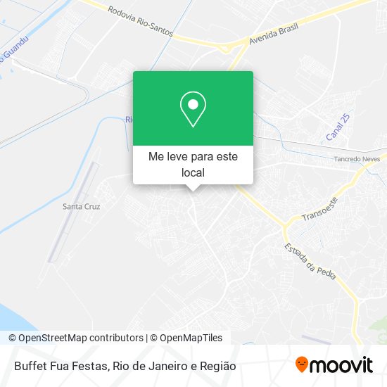 Buffet Fua Festas mapa