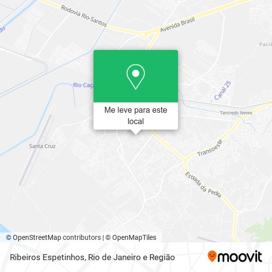 Ribeiros Espetinhos mapa