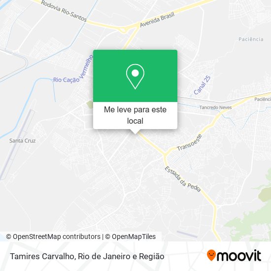 Tamires Carvalho mapa