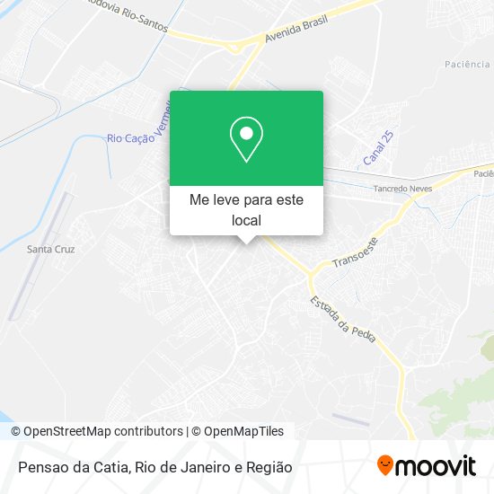 Pensao da Catia mapa