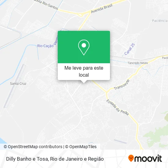 Dilly Banho e Tosa mapa