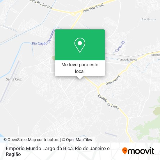 Emporio Mundo Largo da Bica mapa