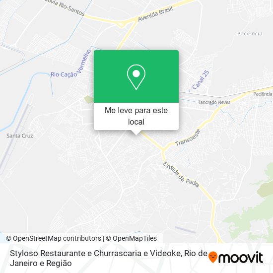 Styloso Restaurante e Churrascaria e Videoke mapa