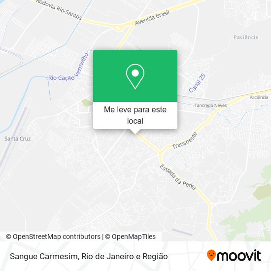 Sangue Carmesim mapa