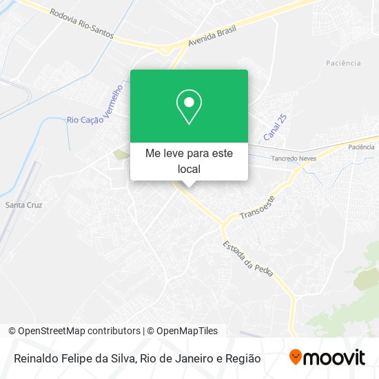 Reinaldo Felipe da Silva mapa
