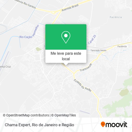 Chama Expert mapa