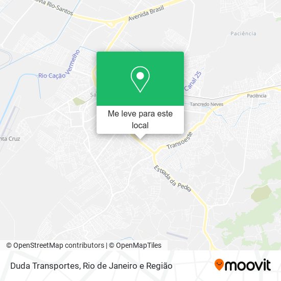 Duda Transportes mapa