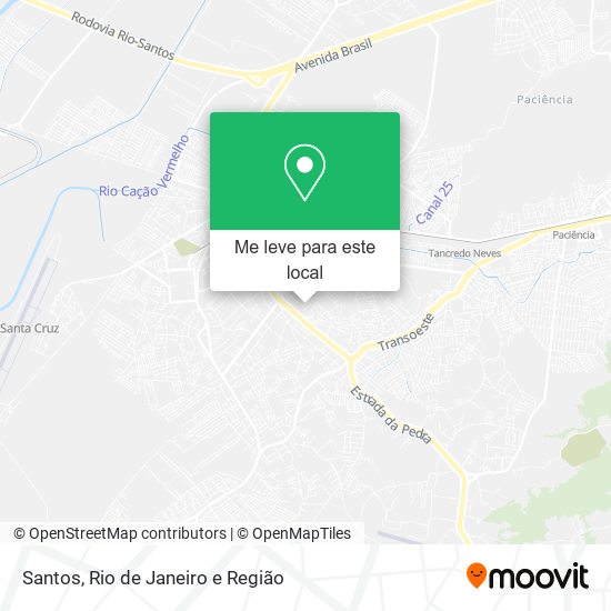 Santos mapa