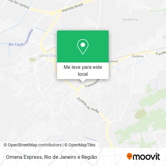 Omena Express mapa