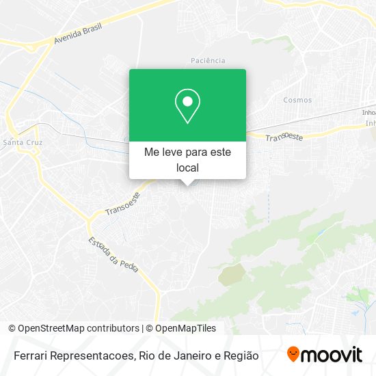 Ferrari Representacoes mapa