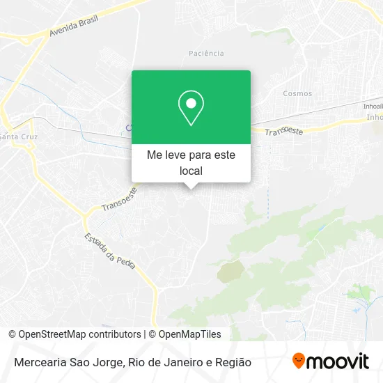 Mercearia Sao Jorge mapa