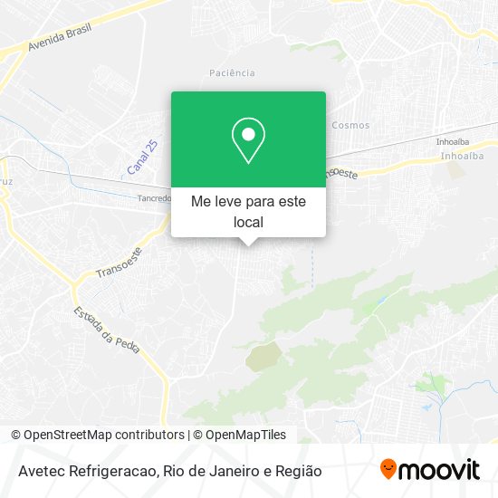 Avetec Refrigeracao mapa