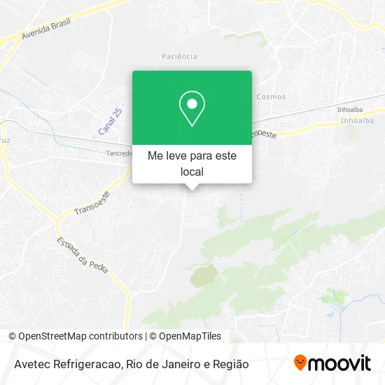 Avetec Refrigeracao mapa