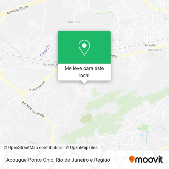 Acougue Ponto Chic mapa