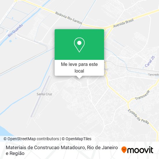 Materiais de Construcao Matadouro mapa