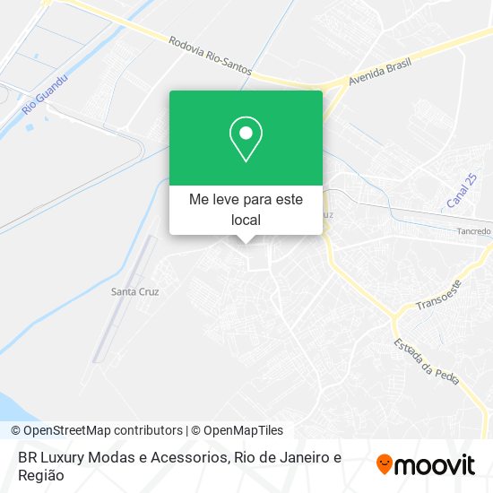 BR Luxury Modas e Acessorios mapa