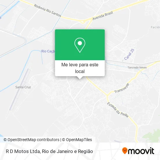 R D Motos Ltda mapa