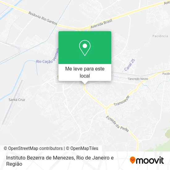 Instituto Bezerra de Menezes mapa