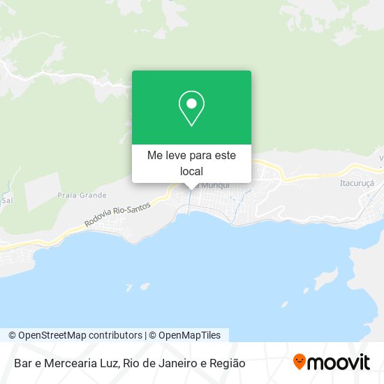 Bar e Mercearia Luz mapa