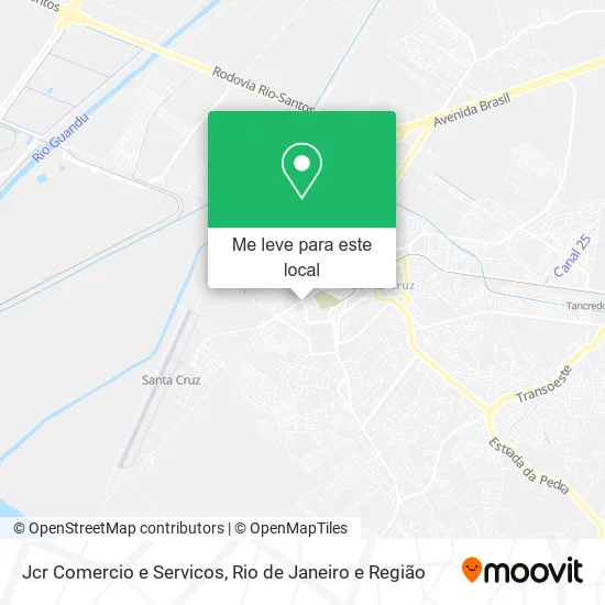 Jcr Comercio e Servicos mapa