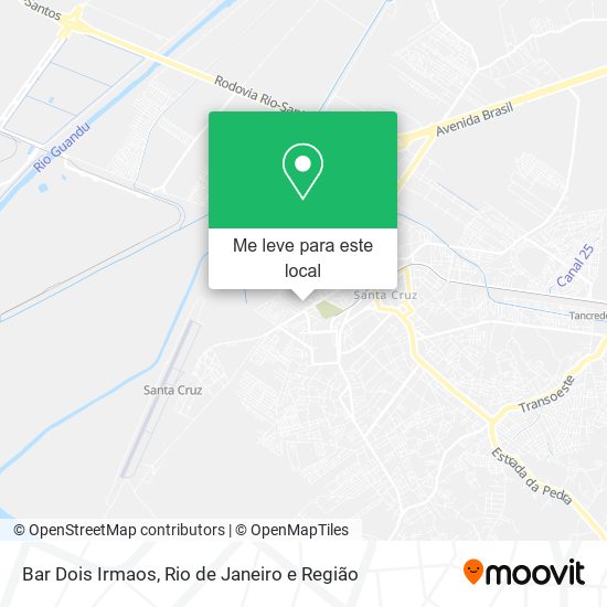 Bar Dois Irmaos mapa