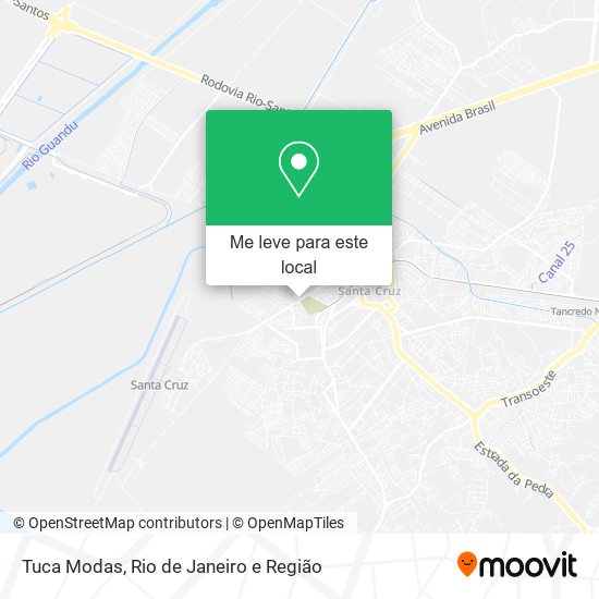 Tuca Modas mapa