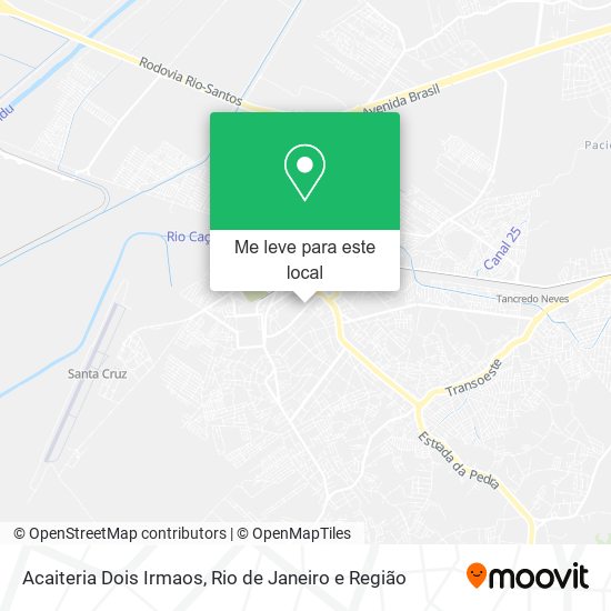 Acaiteria Dois Irmaos mapa