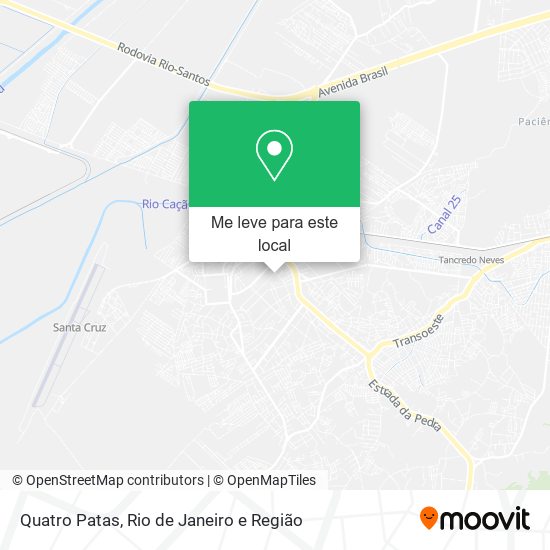 Quatro Patas mapa