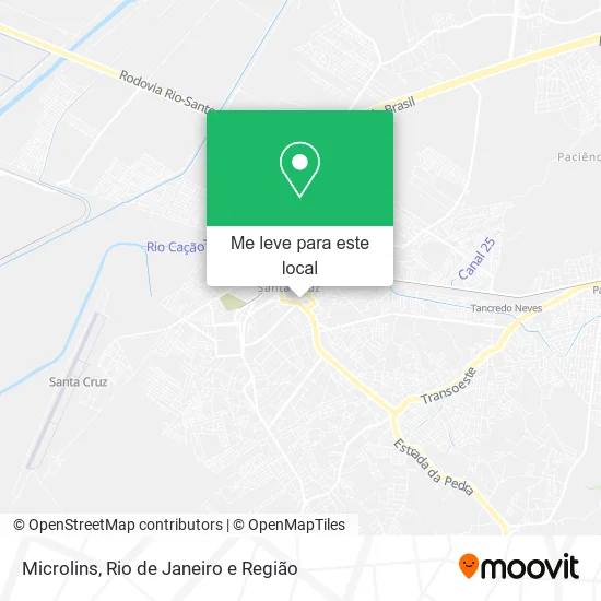 Microlins mapa