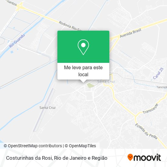 Costurinhas da Rosi mapa