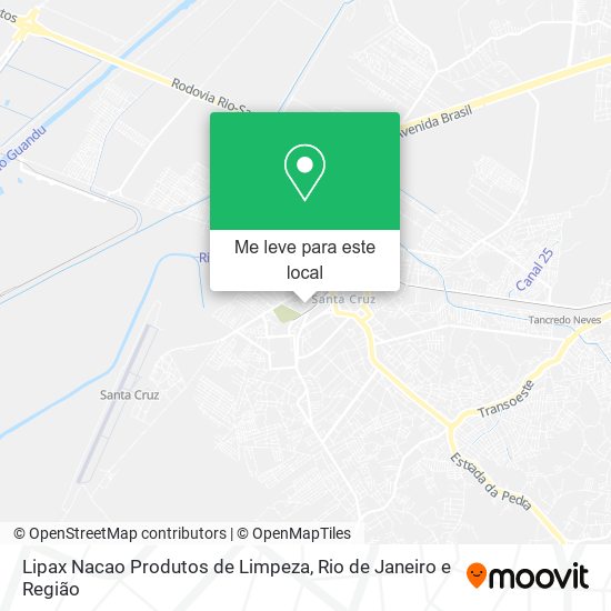 Lipax Nacao Produtos de Limpeza mapa