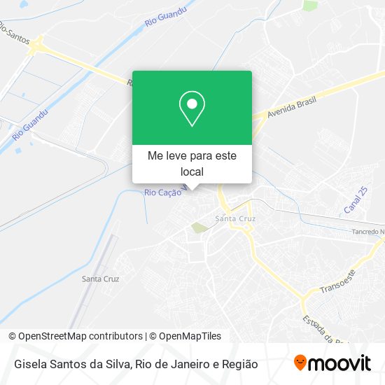 Gisela Santos da Silva mapa