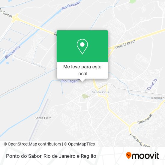 Ponto do Sabor mapa